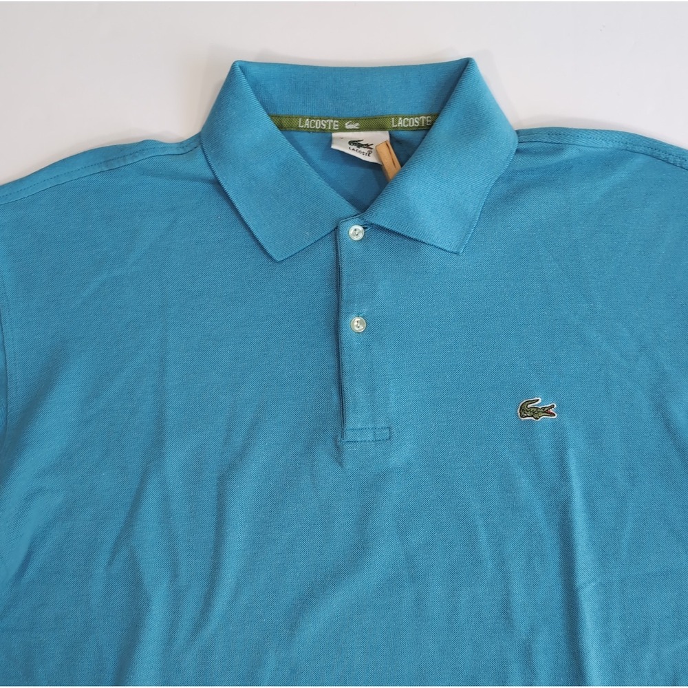 Lacoste Classic Cotton Pique Polo Shirt - Men's Size 7 (XL/XXL) - Picture 2 of 12